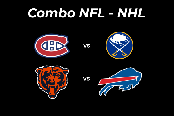 Combo Canadiens vs Sabres et Bills vs Bears